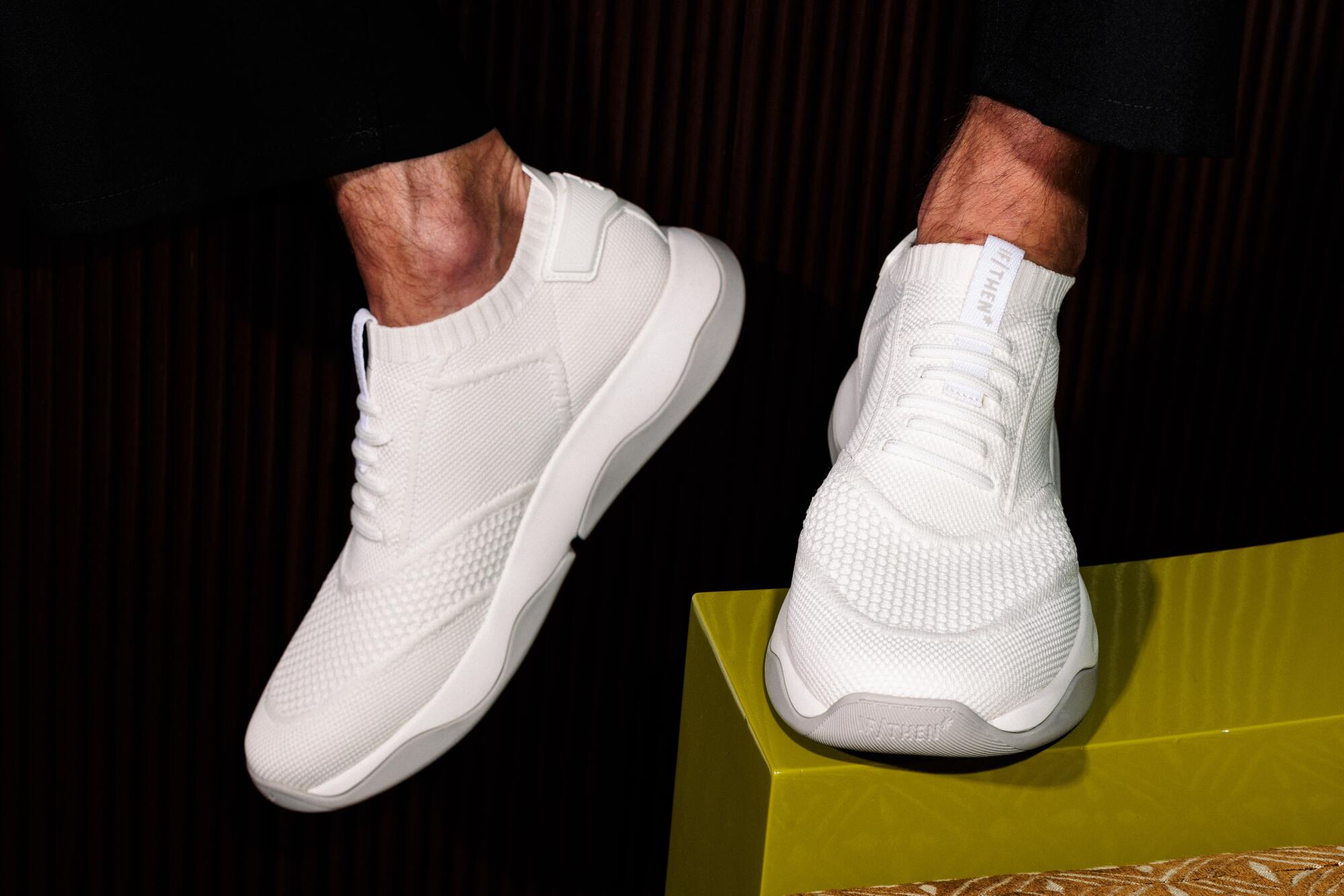 IF/THEN Callisto all white men slip on sneakers